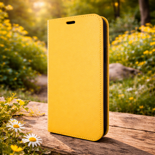 Piel Frama 529 Yellow FramaSlim Book Style Leather Case for iPhone Air