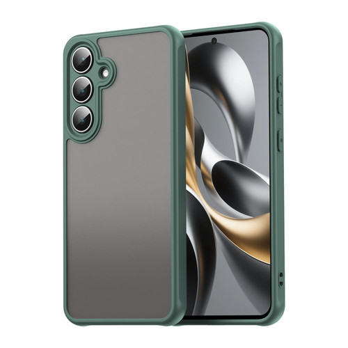 Samsung Galaxy S25 FE 5G Fan Dun Series TPU Hybrid PC Frosted Phone Case - Green