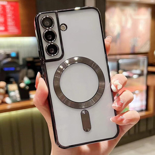 Samsung Galaxy S25 FE 5G MagSafe Electroplating TPU Phone Case - Black