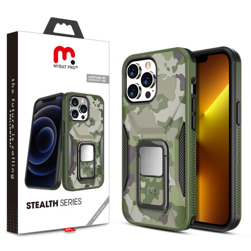 MyBat Pro Stealth Series Case for Apple iPhone 13 Pro - Army Green Camo