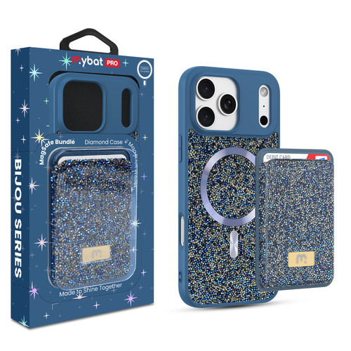 MyBat Pro Bijou Series MagSafe Bundle with Diamond Case + MagStash