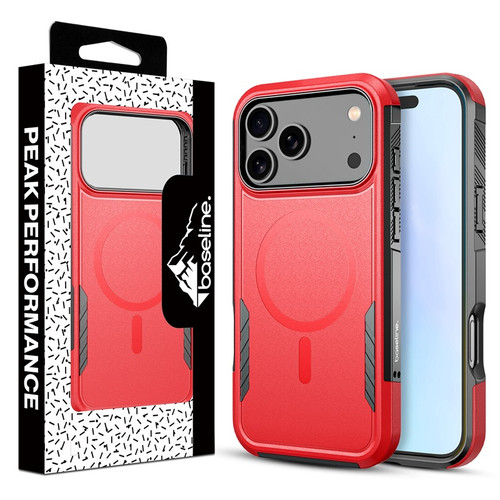 Baseline Fortress Series MagSafe Case for Apple iPhone 17 Pro Max - Red