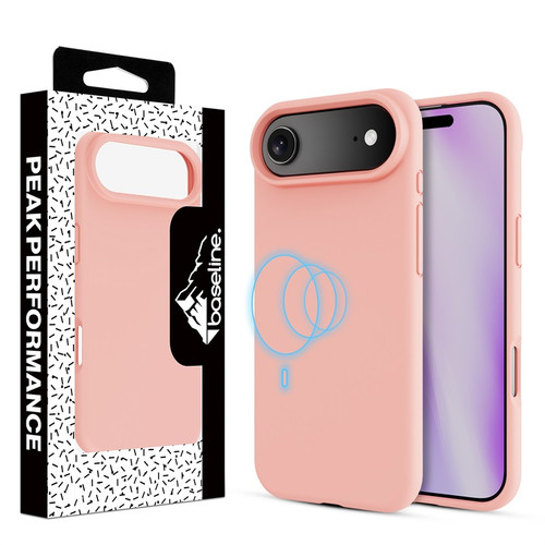 Baseline Essence Series Silicone MagSafe Case for Apple iPhone Air - Blush Pink