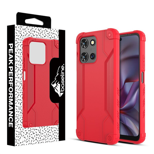 Baseline Tactile Series Case for Motorola Moto G 5G (2025) - Red