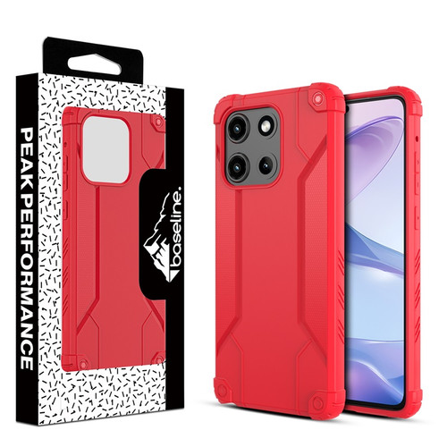 Baseline Tactile Series Case for Motorola Moto G Stylus 5G (2025) - Red