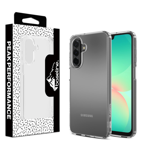 Baseline Sturdy Gummy Cover for Samsung Galaxy A16 5G - Highly Transparent Clear / Transparent Clear