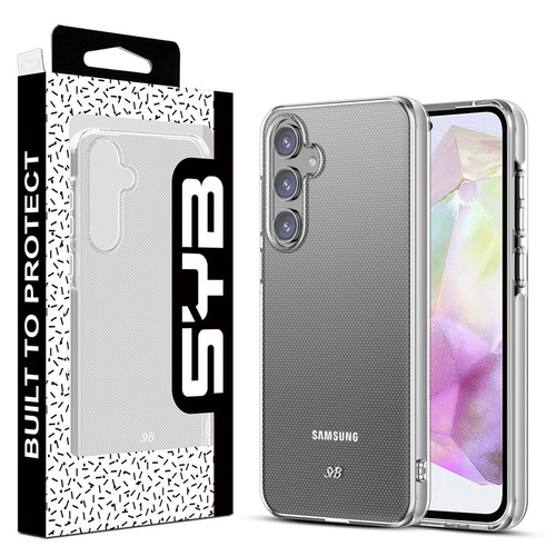 SYB Candy Skin Cover for Samsung Galaxy A35 5G - Glossy Transparent Clear