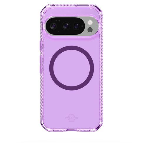 Itskins - Hybridr Clear Magsafe Case for Google Pixel 10 Pro XL - Light Purple and Transparent