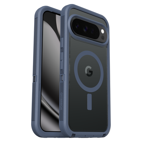 Otterbox - Defender Xt Pro Clear Case with Magnets for Google Pixel 10 Pro XL - Baby Blue Clear