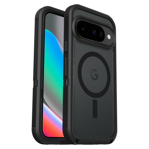 Otterbox - Defender Xt Pro Clear Case with Magnets for Google Pixel 10 / Pixel 10 Pro - Dark Side