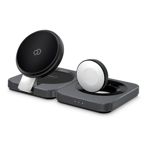 Nimbus9 - Qi2 Wireless Charger 3 In 1 Stand - Brushed Gray