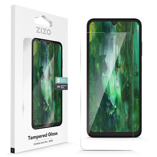 ZIZO TEMPERED GLASS Screen Protector for Cricket Icon Pro - 2026 - Clear