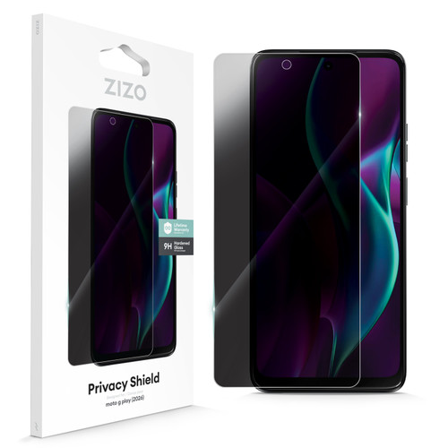 ZIZO PRIVACY Tempered Glass Screen Protector for Moto G Play 2026 / G 5G 2026 / G 5G 2025 - Privacy