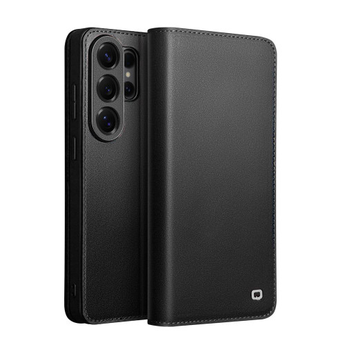 Samsung Galaxy S26 Ultra 5G QIALINO Classic Gen2 Genuine Leather Phone Case - Black