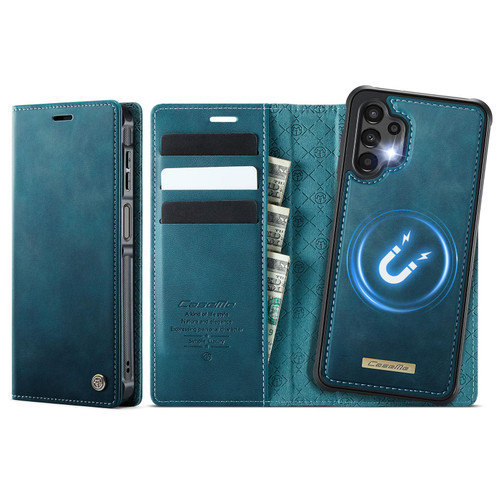 Samsung Galaxy A13 5G CaseMe C49 Magnetic RFID Blocking Detachable Wallet Leather Phone Case - Green