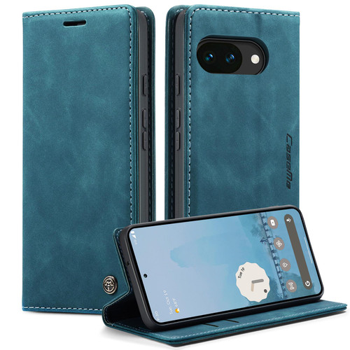 Google Pixel 10a CaseMe 013 Multifunctional Horizontal Flip Leather Phone Case - Blue