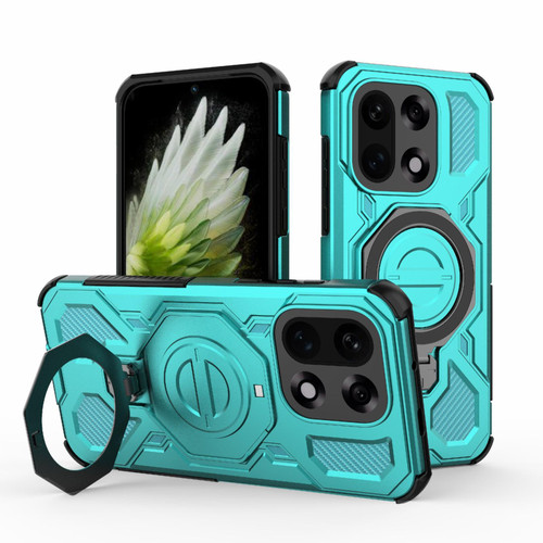 OnePlus 15 5G J-20 Solid Color MagSafe Magnetic TPU+PC Phone Case - Lake Blue