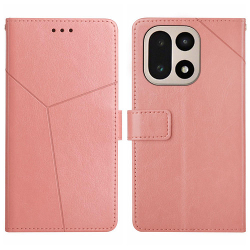 OnePlus 15 5G Y-shaped Pattern Flip Leather Phone Case - Pink