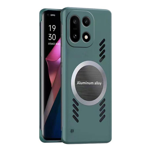 OnePlus 15 All-inclusive Lens Frameless Graphene Cooling Phone Case - Navy Blue