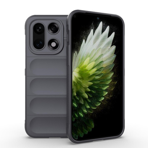 OnePlus 15 Magic Shield TPU + Flannel Phone Case - Dark Grey