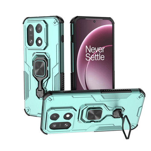OnePlus 15 Metal Kickstand TPU Hybrid PC Phone Case - Green