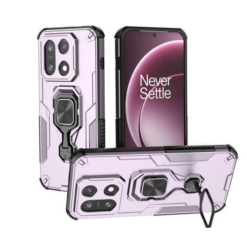OnePlus 15 Metal Kickstand TPU Hybrid PC Phone Case - Purple
