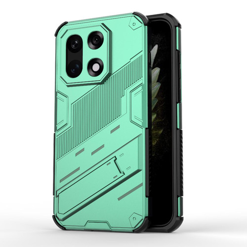 OnePlus 15 Punk Armor 2 in 1 PC + TPU Phone Case with Holder - Green