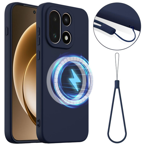 OnePlus 15 Shockproof Silicone Magsafe Phone Case - Navy Blue