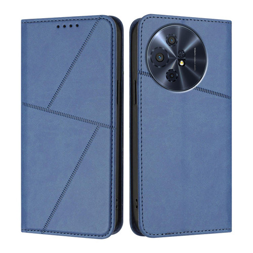 TCL 50 XL 5G Strong Magnetic Frosted Flip Leather Phone Case - Royal Blue