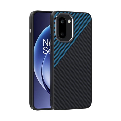 OnePlus 15R ABEEL C Carbon Fiber Series 6D Micro Relief MagSafe Phone Case - Black Blue
