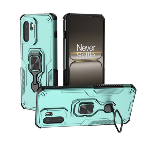 OnePlus 15R Metal Kickstand TPU Hybrid PC Phone Case - Green