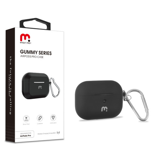 MyBat Pro Gummy Series Case for Apple AirPods Pro - Black