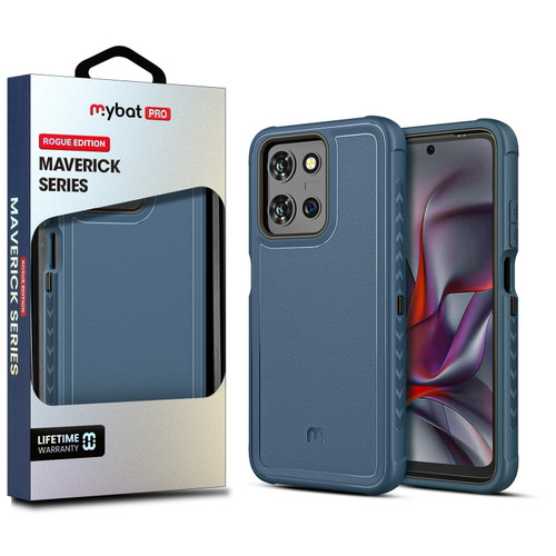 MyBat Pro Maverick Series Rogue Edition Case for Motorola Moto G 5G (2026) / Moto G Play (2026) / Moto G 5G (2025) - Blue
