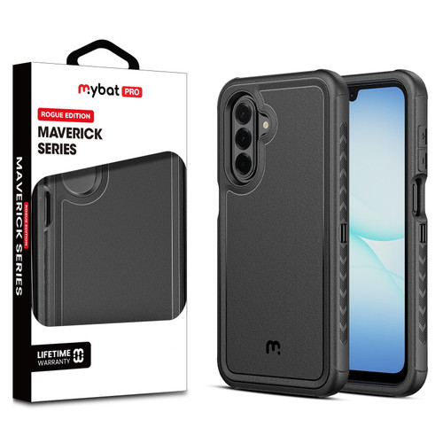MyBat Pro Maverick Series Rogue Edition Case for Samsung Galaxy A17 5G - Black