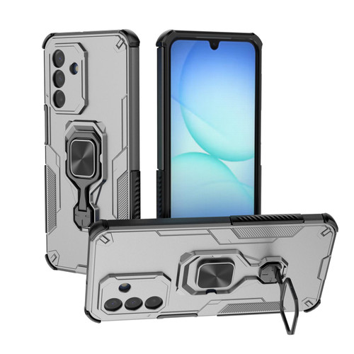 Samsung Galaxy A17 5G Metal Kickstand TPU Hybrid PC Phone Case - Grey