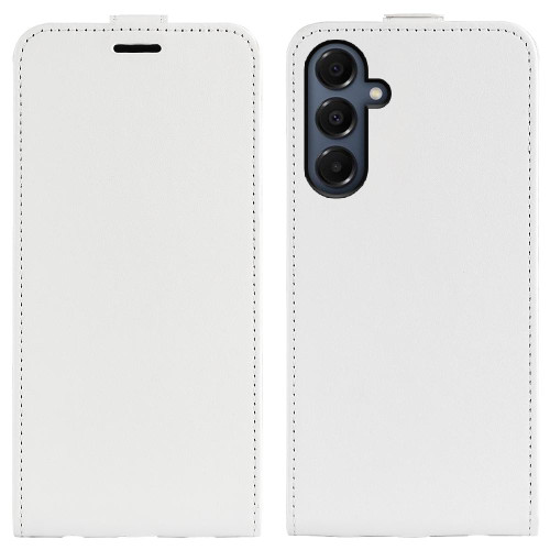 Samsung Galaxy A17 5G R64 Texture Single Vertical Flip Leather Phone Case - White