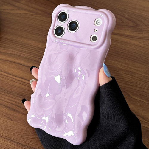 iPhone 17 Pro Max Cloud-Style TPU Shockroof Phone Case - Purple