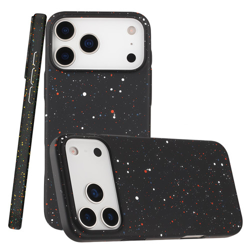 iPhone 17 Pro Max Colorful Inkjet Magnetic MagSafe PC Phone Case - Black