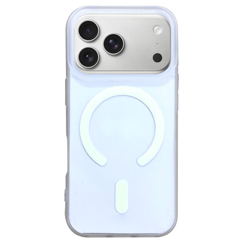 iPhone 17 Pro Max Dual-Side Frosted MagSafe Clear Phone Case - White