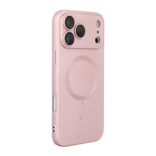 iPhone 17 Pro Max ENKAY MagSafe Matte TPU Phone Case with Lens Film - Pink