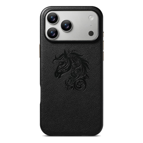 iPhone 17 Pro Max ESEBLE B1 Five Flowered Horse Phone Case - Black