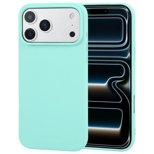 iPhone 17 Pro Max GOOSPERY SOFT FEELING Liquid TPU Soft Phone Case - Mint Green