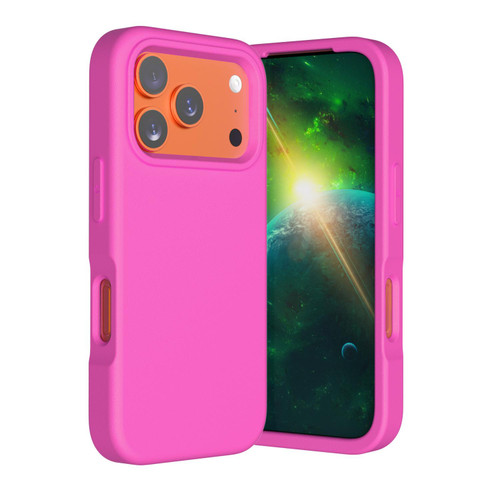 iPhone 17 Pro Max Guard Screen EVA Shockproof Phone Case - RoseRed