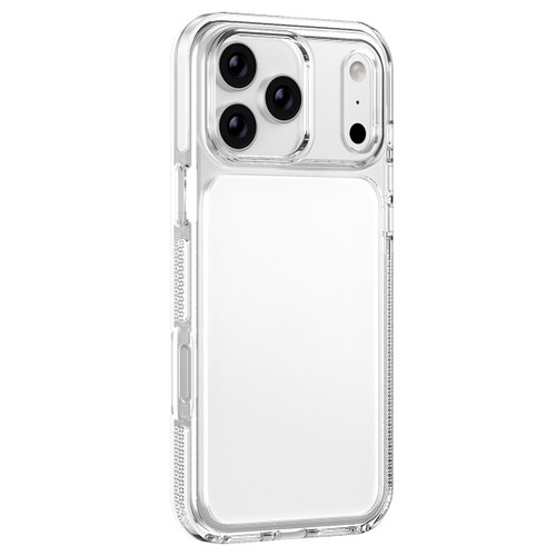 iPhone 17 Pro Max Ice Armor PC Hybrid TPU Phone Case - White