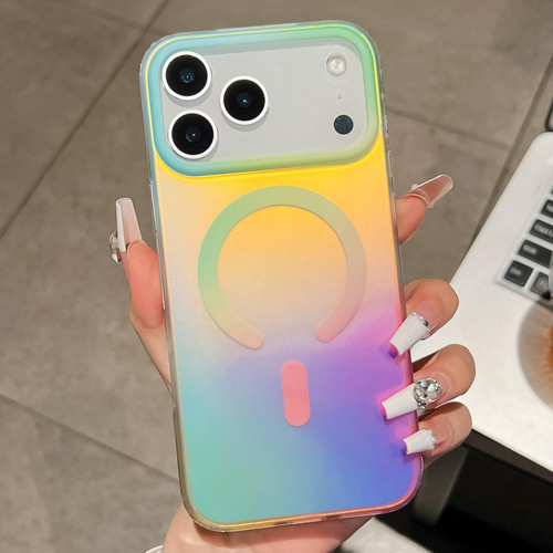 iPhone 17 Pro Max Ink Gen2 Gradient MagSafe PC Hybrid TPU Phone Case - Colorful