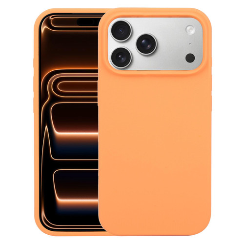 iPhone 17 Pro Max Liquid Silicone Phone Case - Orange