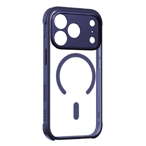 iPhone 17 Pro Max MOMAX Airbag Shockproof MagSafe Phone Case - Blue