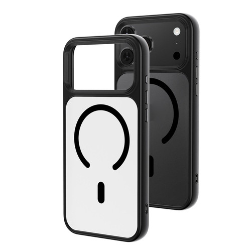 iPhone 17 Pro Max Oil-spray Skin Feel MagSafe PC Hybrid TPU Phone Case - Black