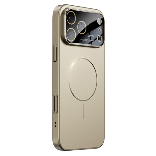 iPhone 17 Pro Max Oil-sprayed Skin Feel Magsafe Shockproof Phone Case - Titanium