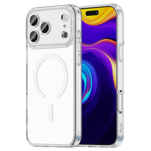 iPhone 17 Pro Max PC Hybrid TPU Airbag Shockproof MagSafe Phone Case - Transparent